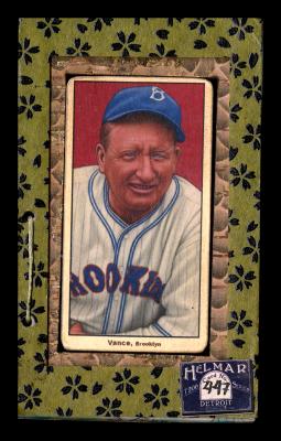 Picture, Helmar Brewing, T206-Helmar Card # 447, Dazzy VANCE (HOF), Red Background, Brooklyn Dodgers